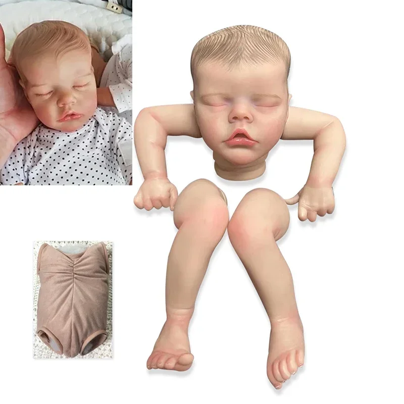 

16inch TWINB Finished Reborn Baby Doll Size Already Painted Lifelike Soft Touch Flexible Finished Doll Parts