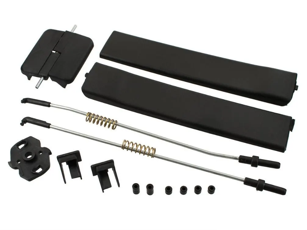 (7 H0847781B) Vw Transporter T5 T6 Multivan Caravelle Finestra Scorrevole Coperchio Del Chiavistello In Vetro Set Di Riparazione Scorrevole Lato Sinis