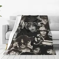 Sturniolo Triplets Blanket Quality Warm Soft Music Throw Blanket Spring Decorative Couch Chair Pattern Bedspread 2