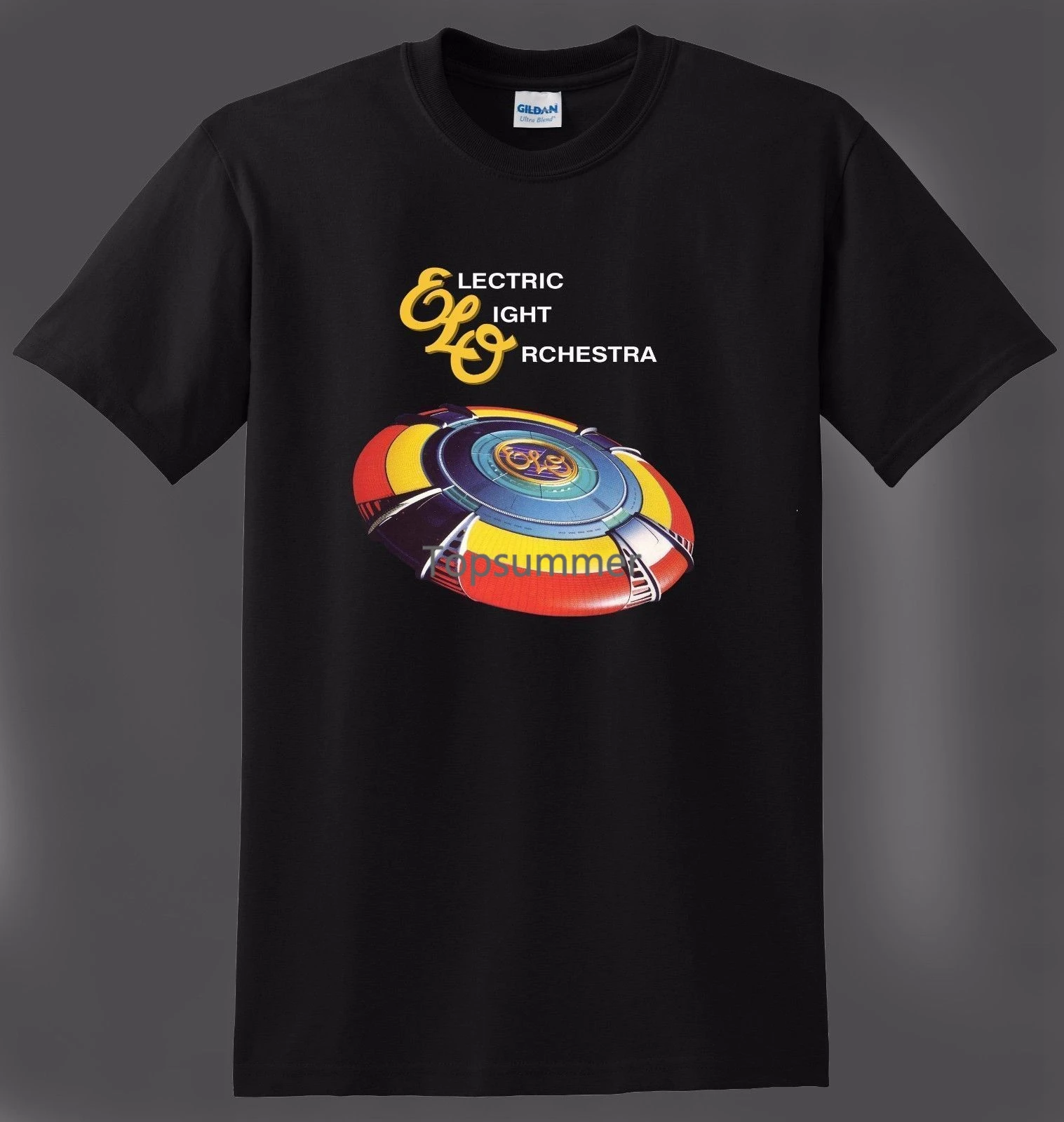 

Electric Light Orchestra T Shirt Elo Short Sleeves Cotton T Shirt Free Shipping Top Tee Fashion New Arrival Simple