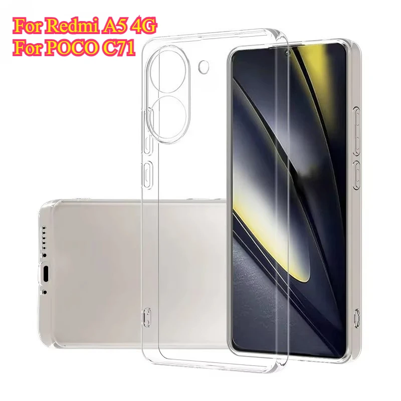 Ultra Thin Clear Soft TPU Phone Case - Transparent Silicone Back Cover Coque