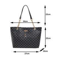 New Presbyopia Handbag Texture Soft Leather Large Capacity Tote Women Bag With Hanging Accessories Shoulder Bag - Image 6