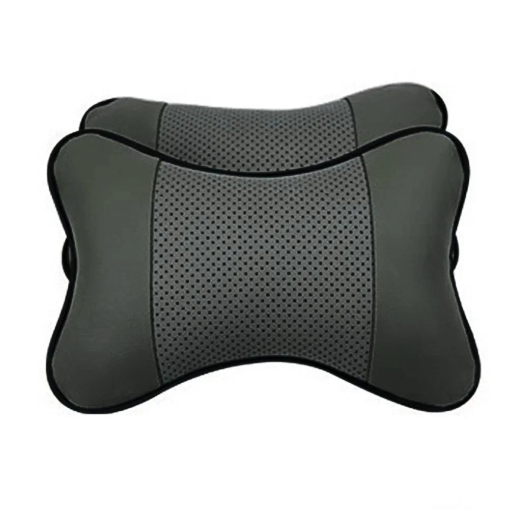 Car Neck Pillow Headrest Memory Foam Cushion Fabric Cover for Seat Chair in Auto 1PCS