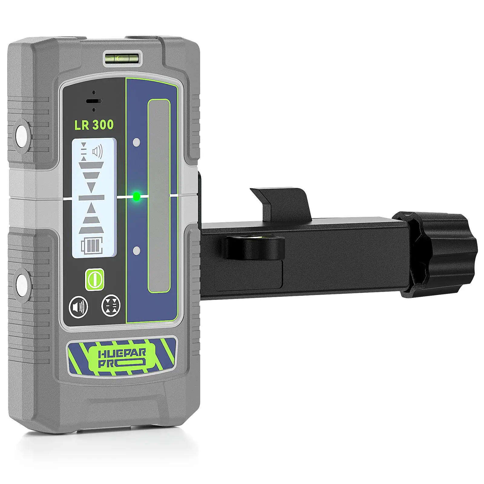 LR300 Laser Level Receiver Detector Suitable for Red and Green Line With Dual Bu