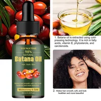 Huile de Batana naturelle pour la croissance des cheveux, huile de Batana Pure, renforce la brillance des cheveux pour femmes, prévient la perte de cheveux, élimine les pointes fourchues, 1/3 pièces 5