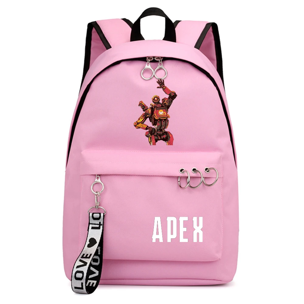 

Game Apex Legends Kids School Bags Bagpack 3D Printed Book Bag Men Backpack for Teen Boys Kindergarten Children Mochila Nylon