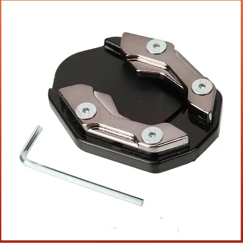 New Motorcycle Kickstand Extender Foot Pad Support Plate Accessory