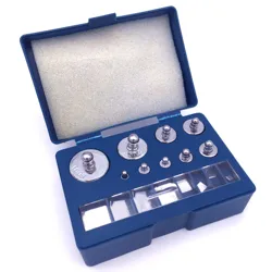 Precision Calibration Weight Set - 17 - Piece Grams Set for Digital Scales & Jewelry Balancing (Type 2 M2)