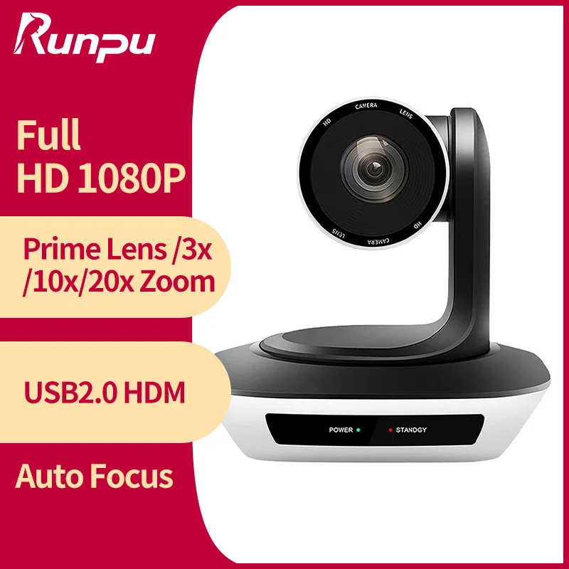 Best Full HD1080P Fixed Focus 3 10 20x Zoom USB2.0 PTZ Video Conference Camera Live Streaming Broadcast Confer System Equipment