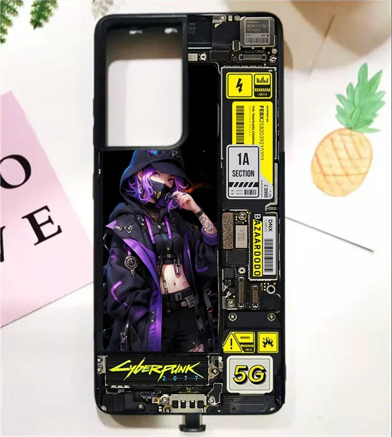 

Светодиодный светящийся чехол для Xiaomi POCO X6 F5 F4 F3 F2 X4 X3 M4 POCOM6 PRO Redmi Note 13 12 11 10 9 Pro