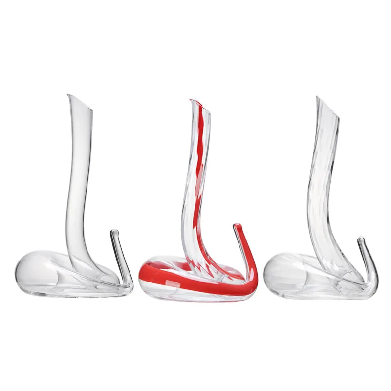 Artificially Blown Snake-shaped Glass Decanter Wine Separator Barware Household Wine Dispenser 1000ml Senior Decanter Set