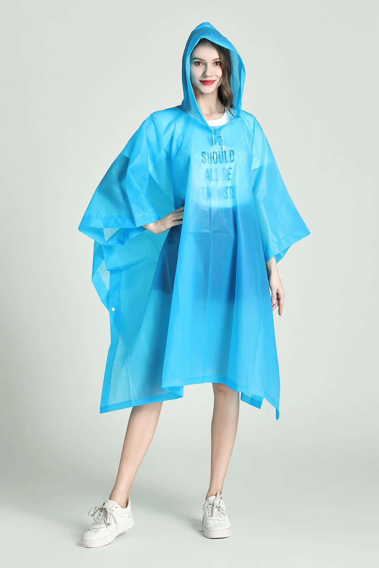 Transparent Windproof Bicycle Motorcycle Raincoat Poncho for Man Woman raincoat poncho