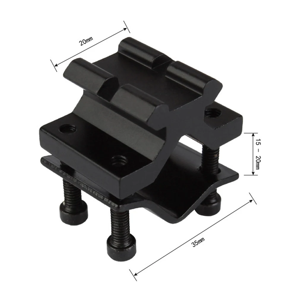 Adjustable Bipod Adapter Adjustable Bipod Adapter with 20mm Rail Barrel Tube Mount