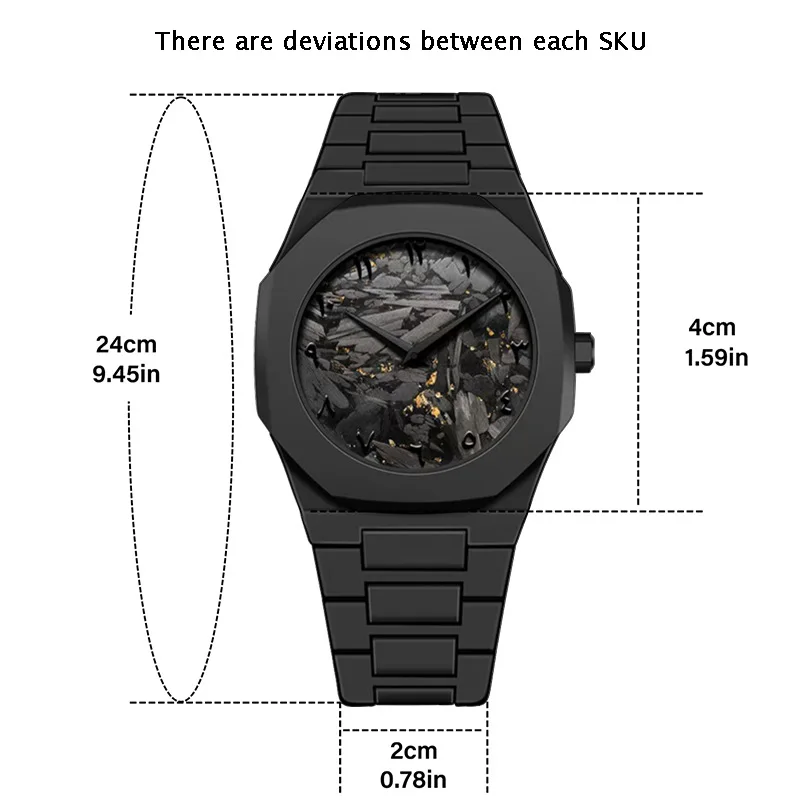 Men's Arabic numerals silicone quartz watch for men