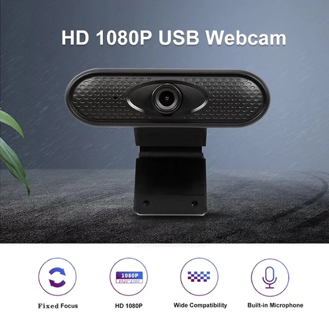 High Definition 1080P USB Webcam Camera Laptop Computer Camera With Built-in Microphone For Live Streaming Conference Video Call