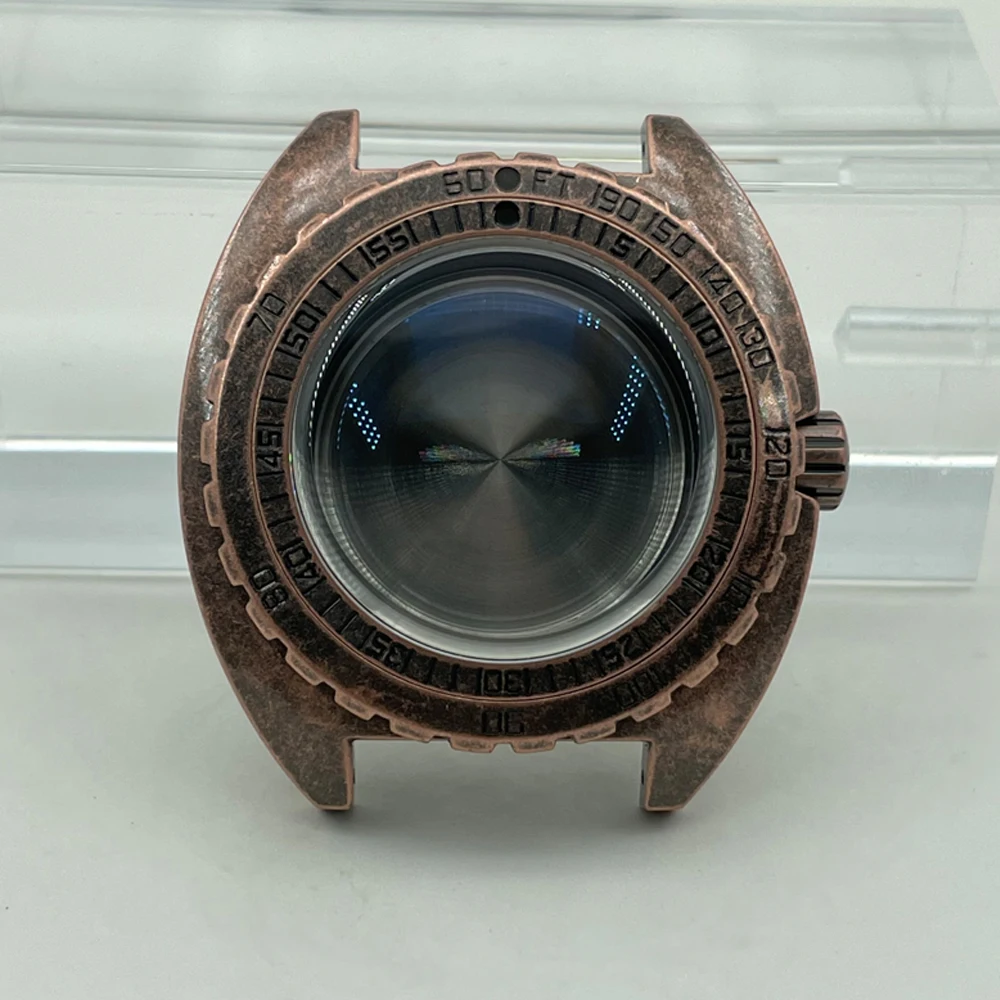 

Watch Parts 44mm Solid Stainless Steel Black PVD Coated Watch Case Sapphire Glass Fit NH35/36 Automatic Movement