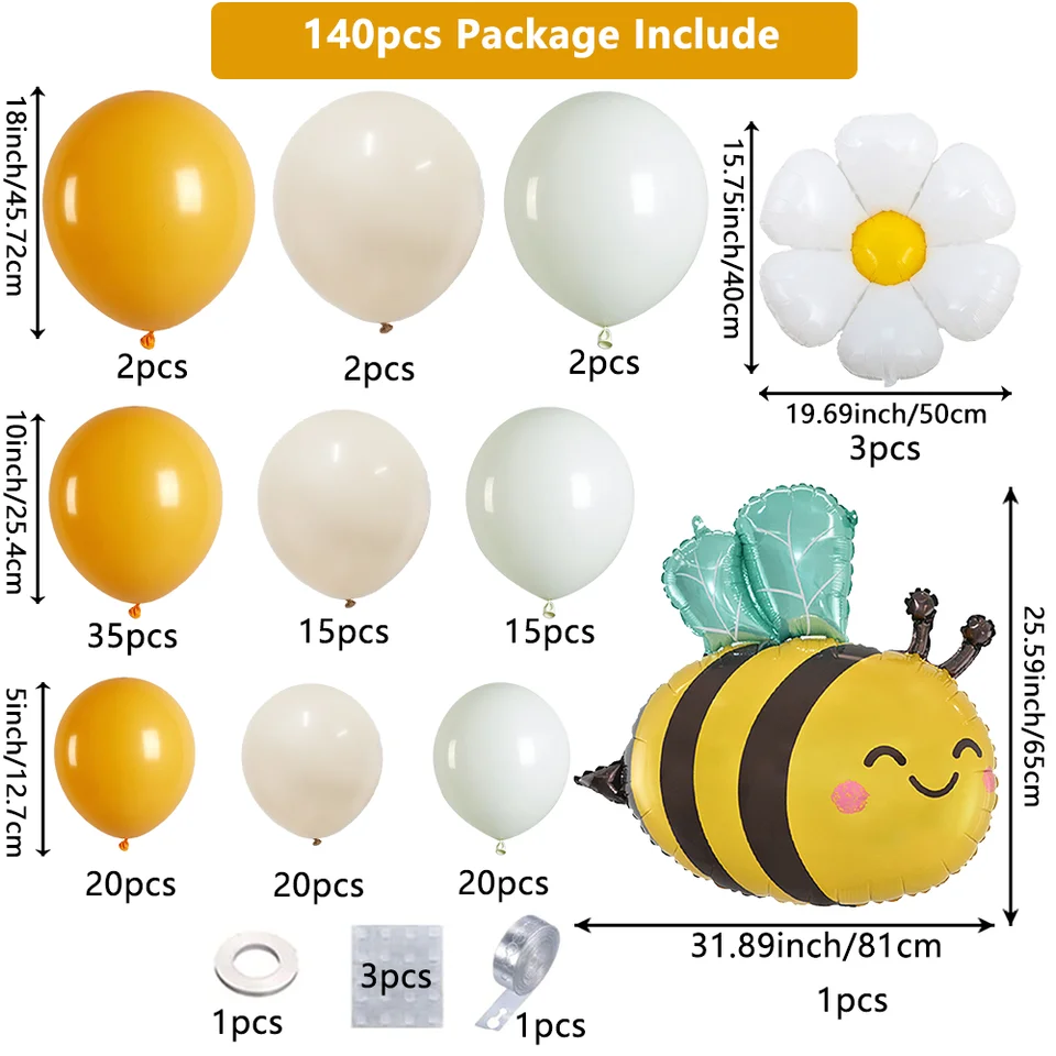 15 Pz Palloncini a Forma di Ape, Simpatici Palloncini Forma di Bombo Sorridente Decorazioni a Tema Ape per Feste Compleanno e Baby Shower per Bambini e Adulti (Giallo