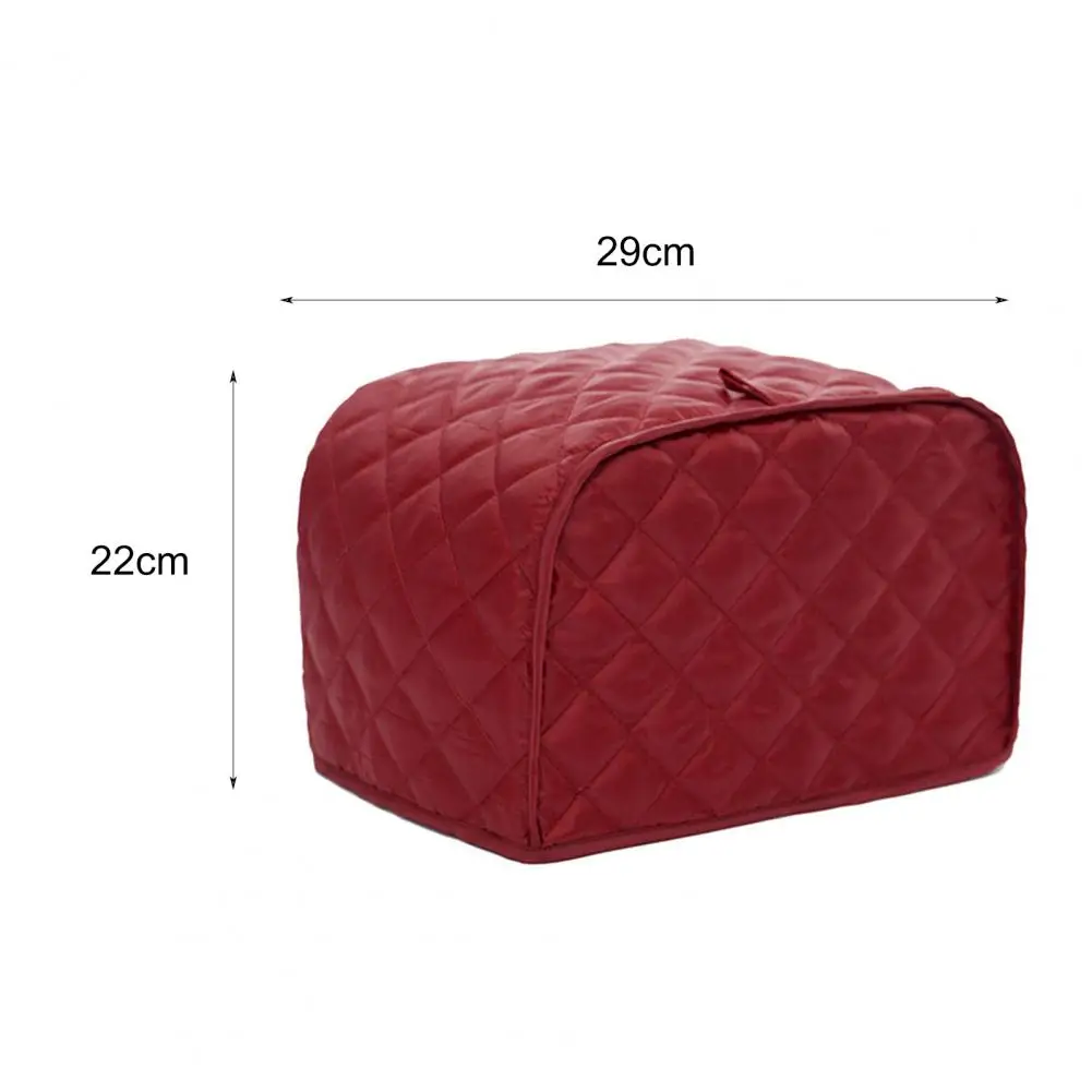 Bread Machine Cover Dustproof Polyester Toaster Oven Cover Rhombus Oilproof Appliance Organizer For Home Kitchen Accessories