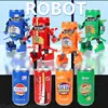 Can Cola Transformed Beverage Soda Robot, Samurai King Kong Boy Toy Gift 1