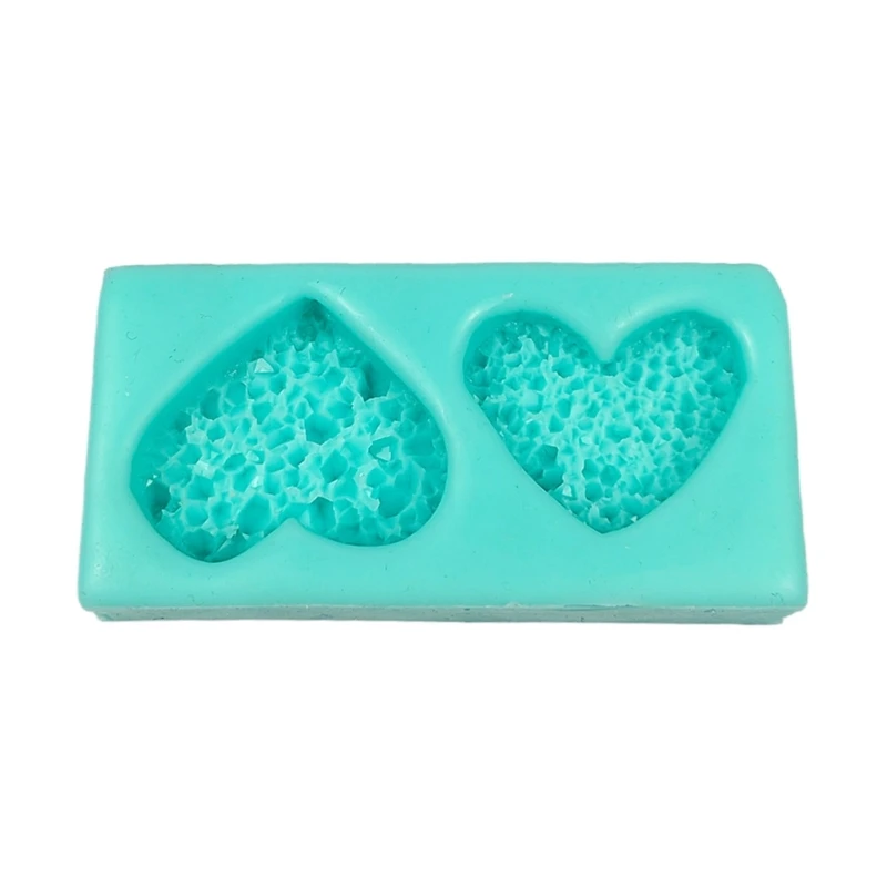 

Heart Silicone Molds DIY Chocolate Mold Decorations Making Tool Non-stick