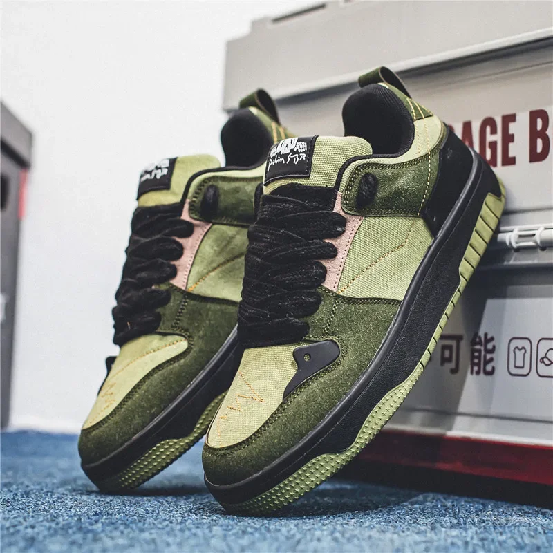 American Baseball Skateboard Street Versatile Sports Men's Casual Shoes