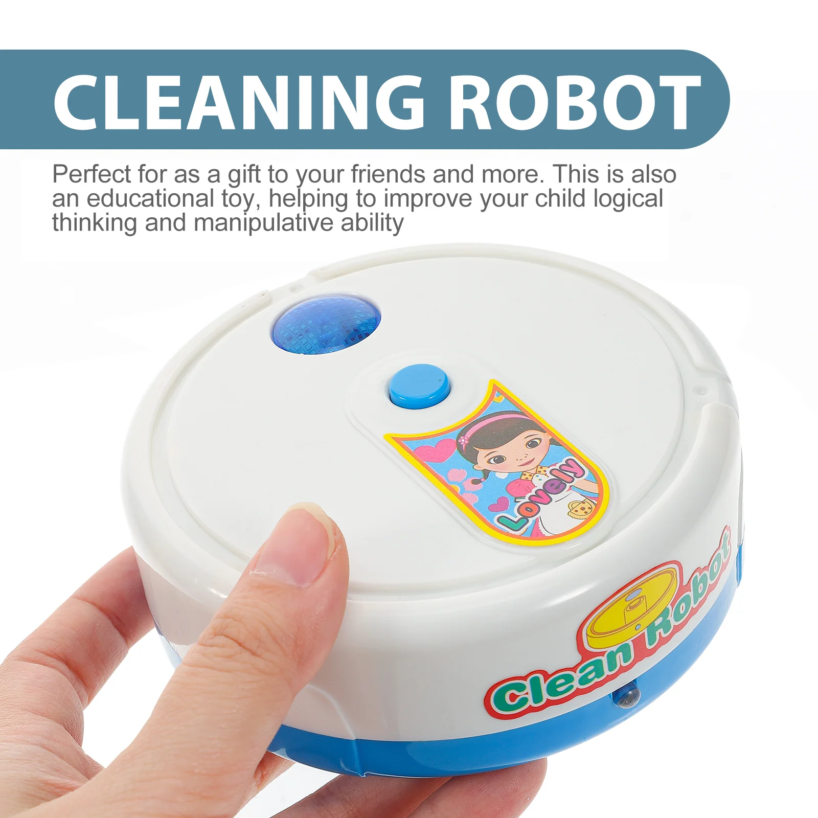 Sweeping Robot Cleaning Machine Toy Cognitive Lovely Creative Appliance Vacuum Cleaner 6