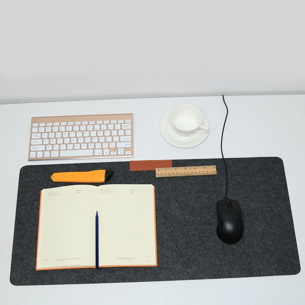 Large Mousepad Anti-slip Desk Mat Home Office Desk Table Mat Keyboard Felt Non-Woven Laptop Cushion Mouse Mats 30x60/33x70cm