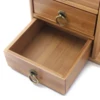 NEW Bamboo Desk Bookshelf Small Expandable Desktop Organizer Table Top Bookcase 5