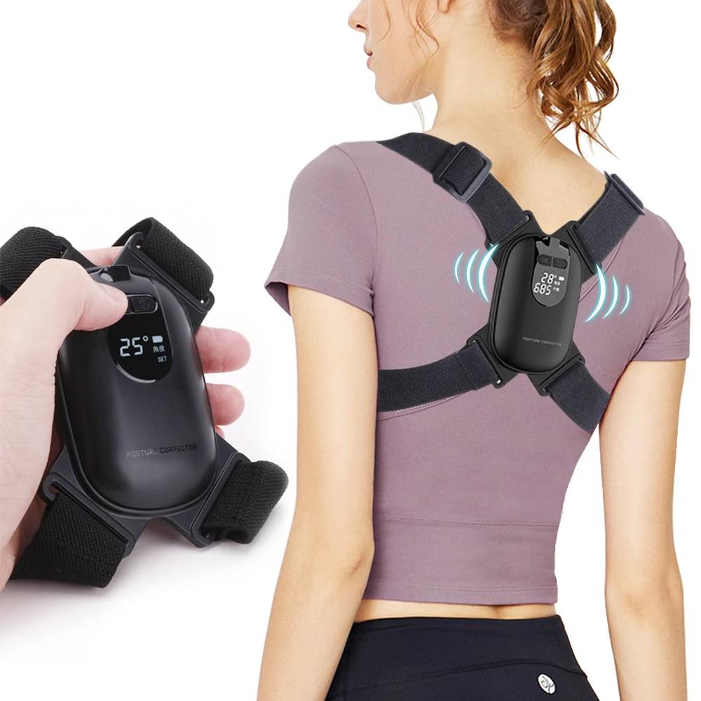 

Smart Posture Corrector Strap Adjustable Posture Corrector Back Waist Support Spine Brace Belt Postural Trainer Rechargeable