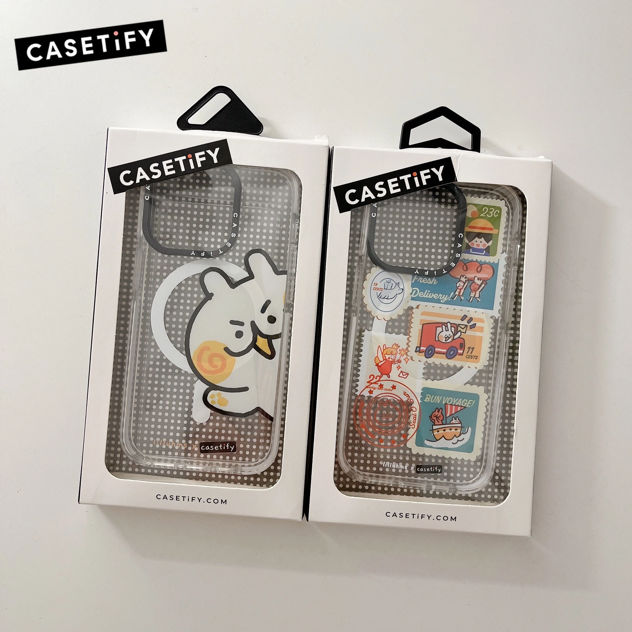 Casetify Stamp Rabbit Magsafe Wireless Charging Cases For