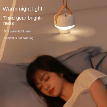 Portable wireless mini ceiling fan light USB fan with remote control, stand, night light, portable, home, outdoor, camping, tent 5