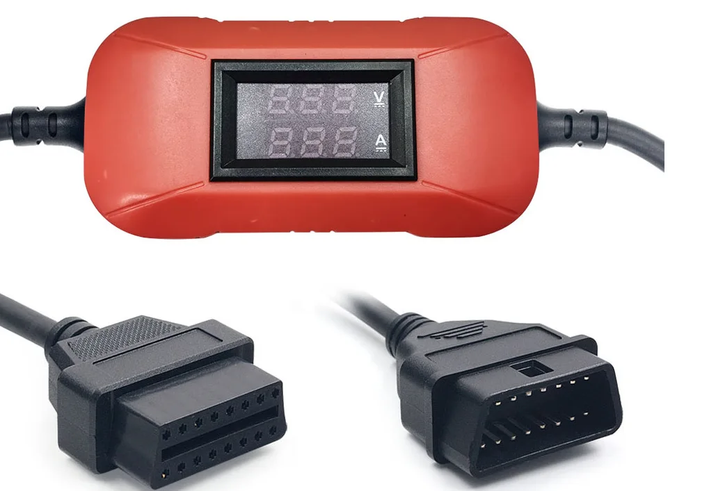 24V  12V 대형 트럭 어댑터 케이블 24V-12V 어댑터 빨간색
