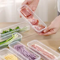 Boîtes de conservation des aliments frais pour réfrigérateur, boîtes de conservation des aliments frais pour légumes et fruits, boîte de rangement transparente scellée 3