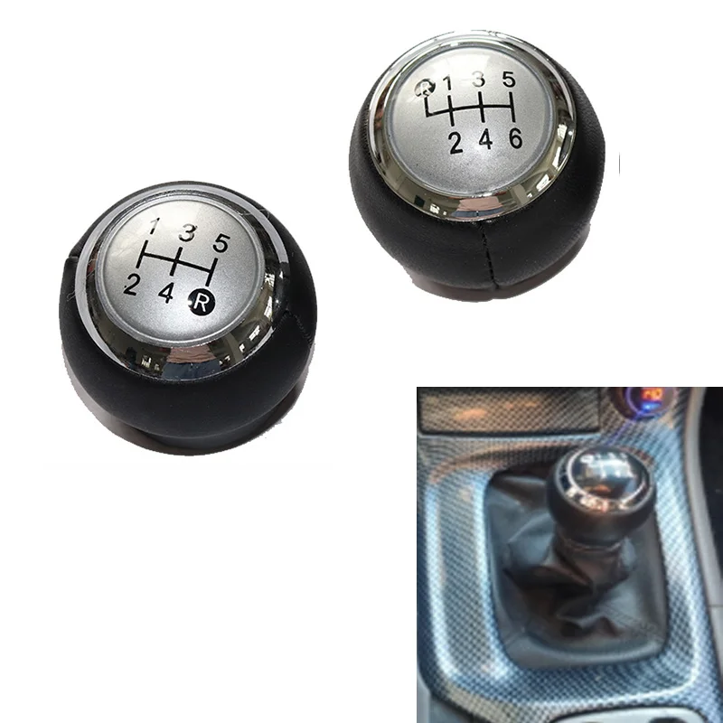 5/6 Speed Leather Manual Gear Shift Knob For Toyota Corolla 1.8mt 2007