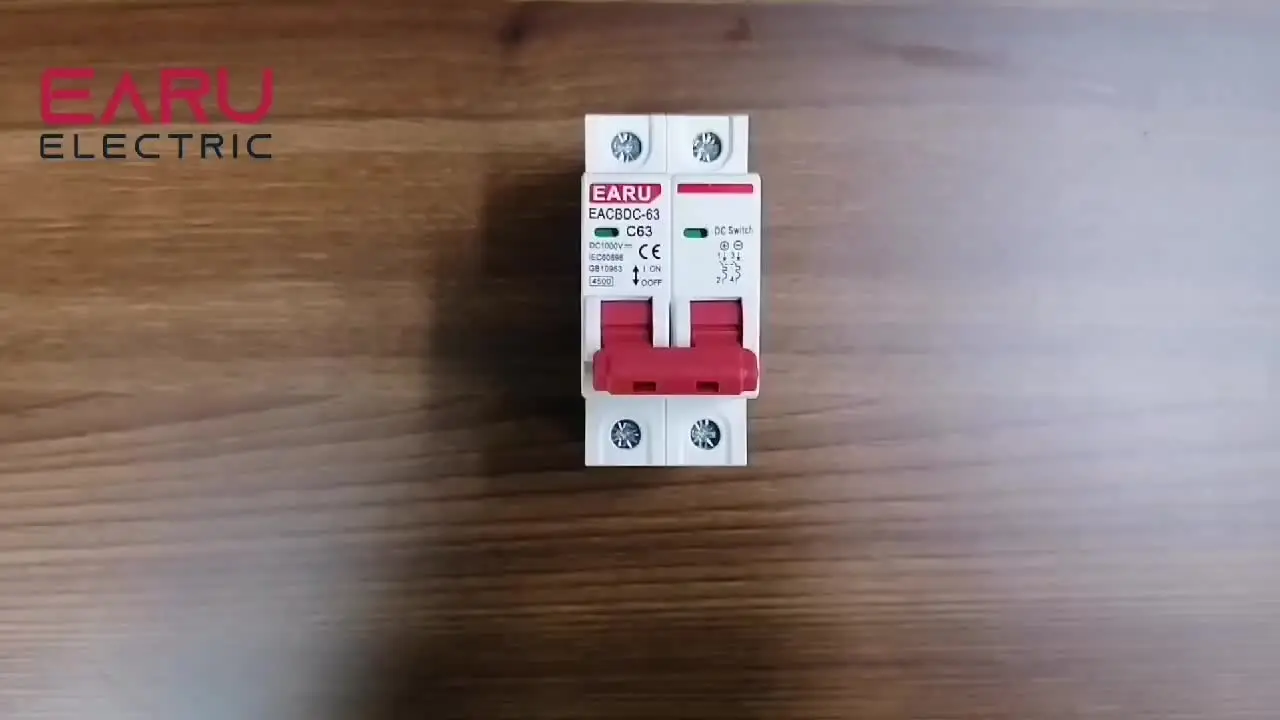 Interruttore Magnetotermico 2P 32A | 1000V DC | Per Illuminazione E Distribuzione | 2 Pezzi