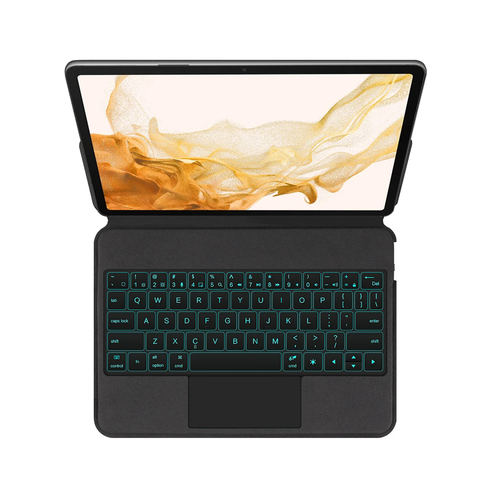 Smart Touchpad Magic Keyboard For Samsung Galaxy Tab S7 S8 S9 FE 11 inch A8 A9+ S6 Lite Case Wireless Keyboard with Stand Holder