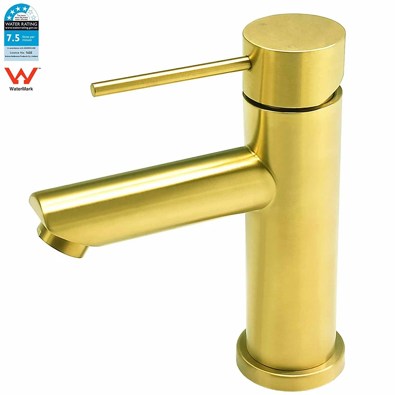 

KYLINS Brushed Gold Bathroom Faucet for Washing Tapware Washbasin Tap for Bathroom Sink Mixer Bathtub Faucets Bath Taps Home