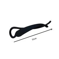2PCS Matte Hair Clamps, Black & Brown Banana - Shaped Clips, Trendy Hair Accessories for Women's Chic Updos 6