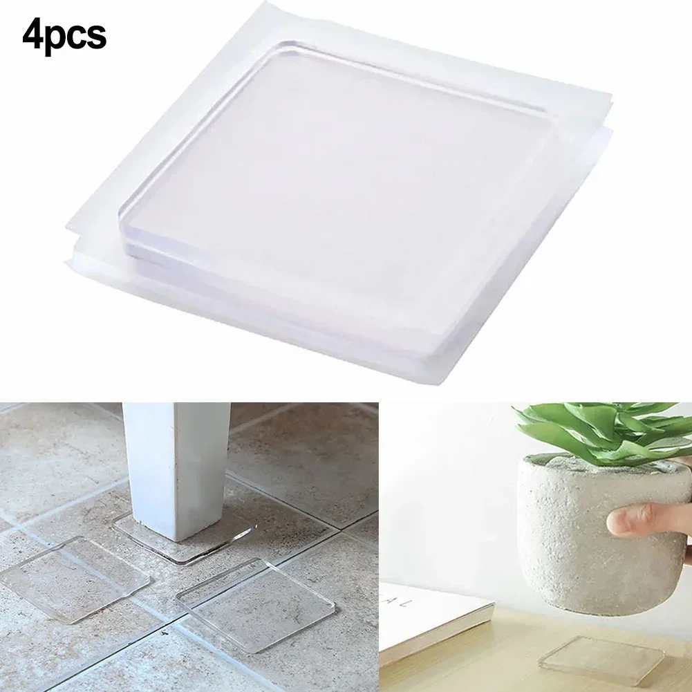 Washing Machine Pads Anti Vibration Shock Absorbing 4pcs/Set Silicone Non-Slip Noise Reduction 4cm