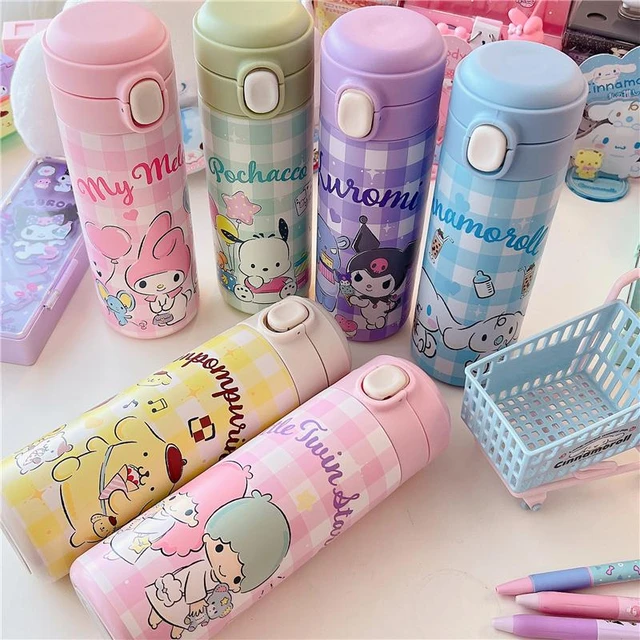 Japanese Thermos Vacuum Bottle student cartoon rabbit cup children's 304  stainless steel vacuum thermos water cup fashion trend - AliExpress