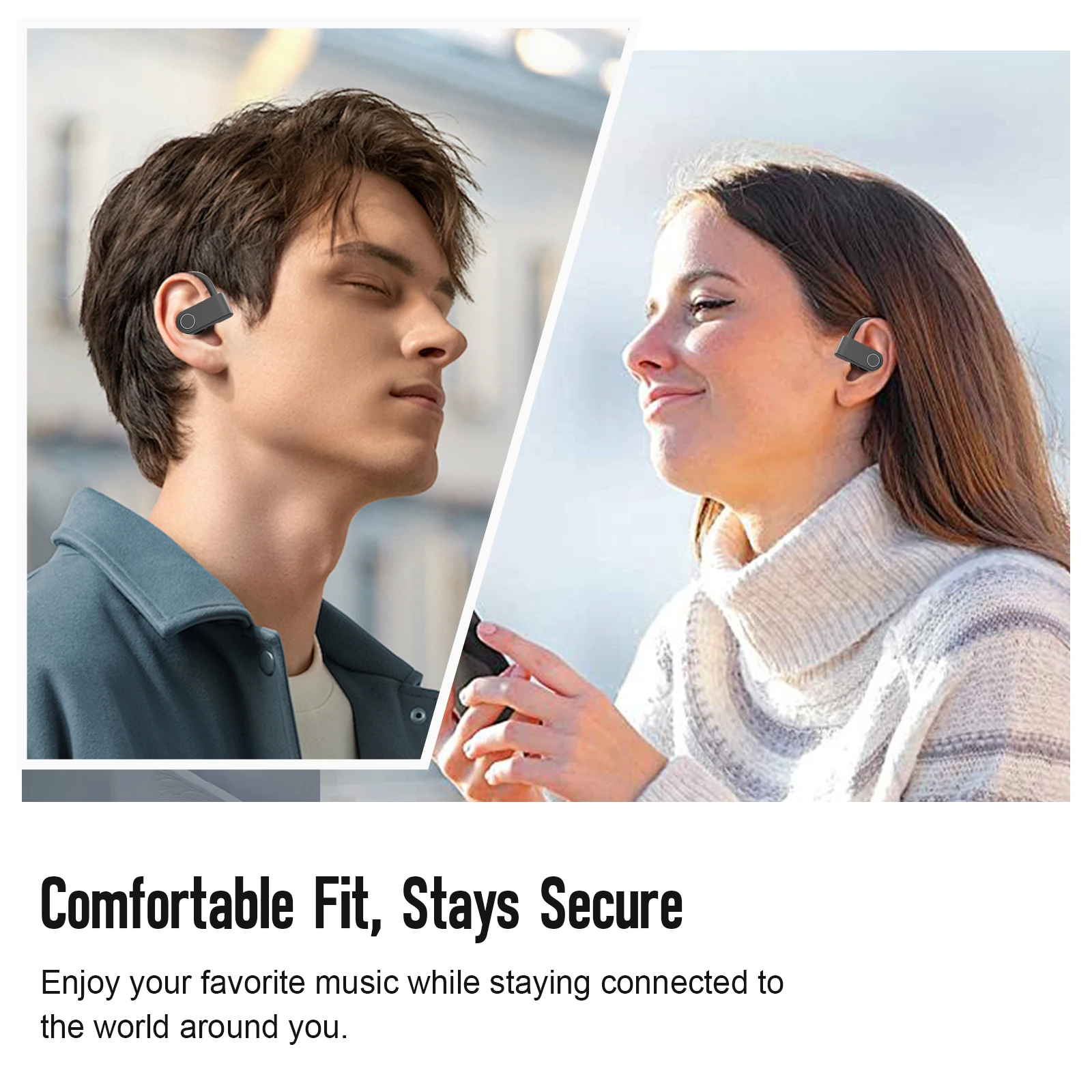 XIAOMI SP97 Bluetooth 5.3 Ear Hook OWS Earphones Wireless headphones with Magnetic Charging Case headset protection box Design 4