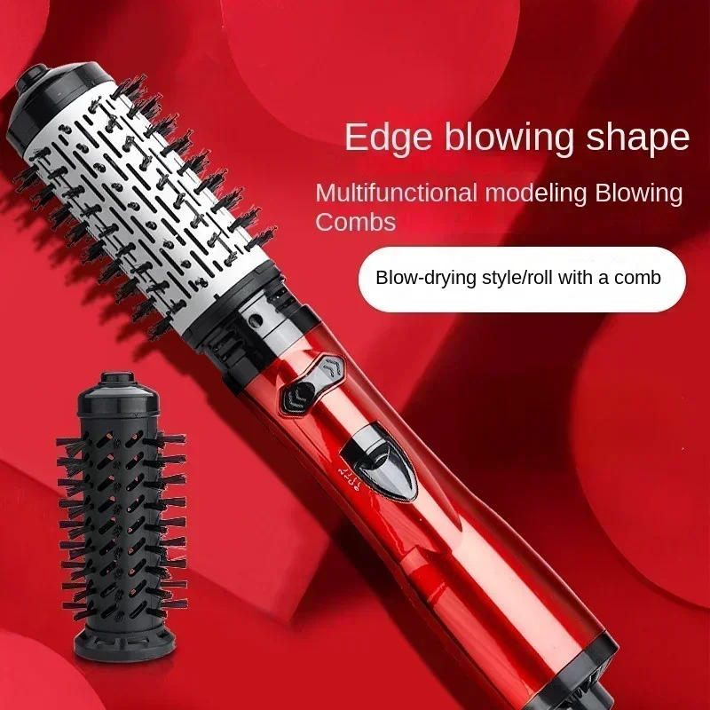 3 in 1 Rotating Hair Dryer Electric Comb Hair Straightener Brush Dryer Brush Hot Air Comb Negative Ion Hair Styler Comb 6