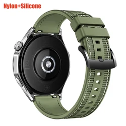 Premium 22mm Strap for Smartwatch - Durable and Stylish Bracelet Accessories (Green Black)
