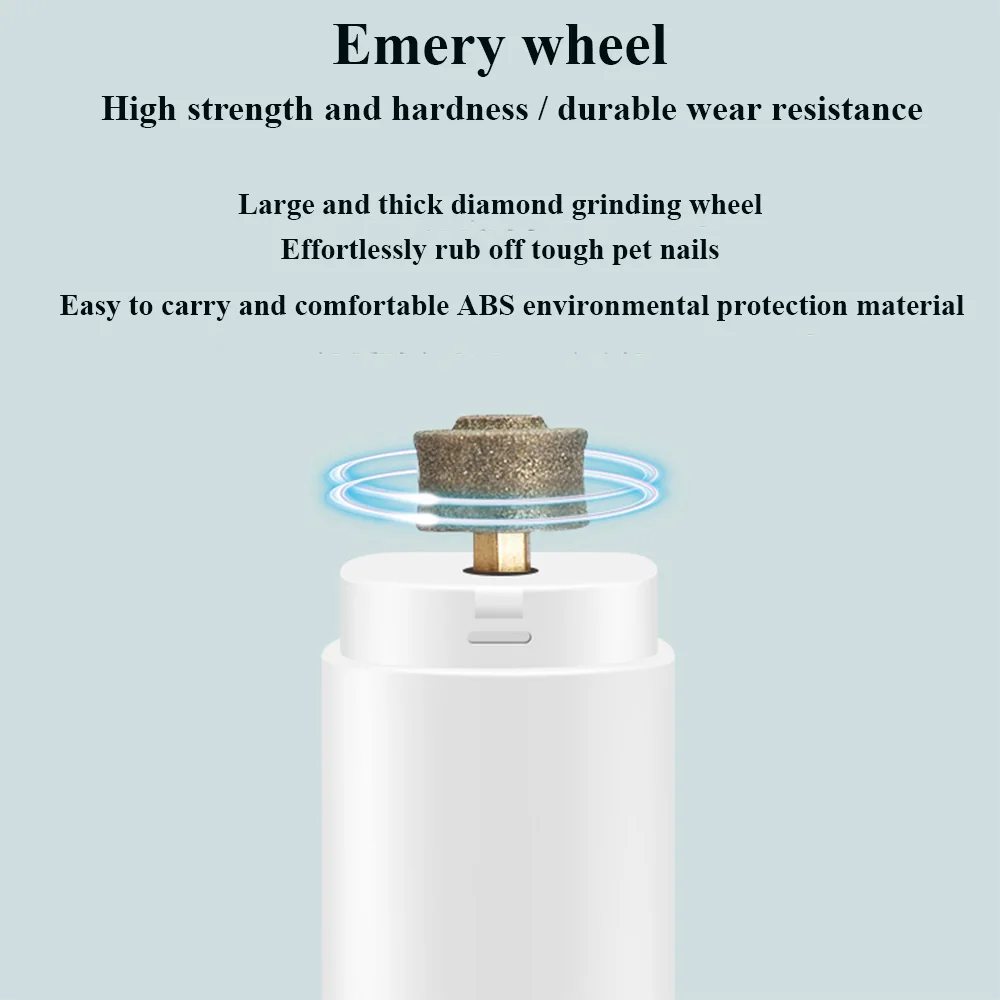 Dog Nail Grinder USB Rechargeable Electric Dog Nail Clippers Pet Grooming Equipment Clipper For Cat Cutter