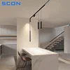 SCON 48V DC DALI/PUSH Dimmable Magnetic Track Lights Grille Flood Lamp Embedded LED Spotlight Rail Lighting Without Main Light 6