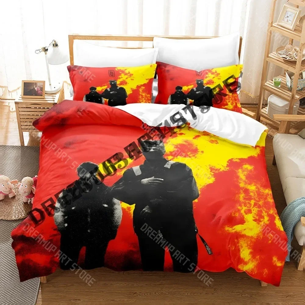 Set di Biancheria da Letto 3D Print Twenty One Pilots, Set Letto Singolo, Matrimoniale, Queen, King Size, Set Copripiumino per Camera da Letto per Adulti, Uomini e Donne - immagine 3