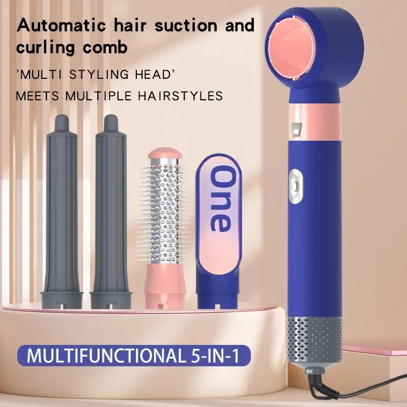 Multi-Functional Automatic Curling Iron Hair Styling Comb Straight And Curly Use Electric Blow Dryer Hairdressing Tool From Chin