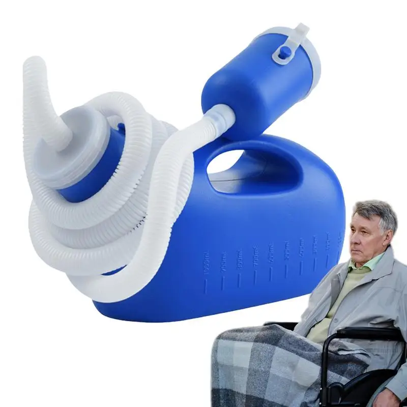 

Большая бутылка для мочи, 2000 мл, многоразовая бутылка для мочи большой емкости, Мужской писсуар с сильным уплотнением для машины и дома