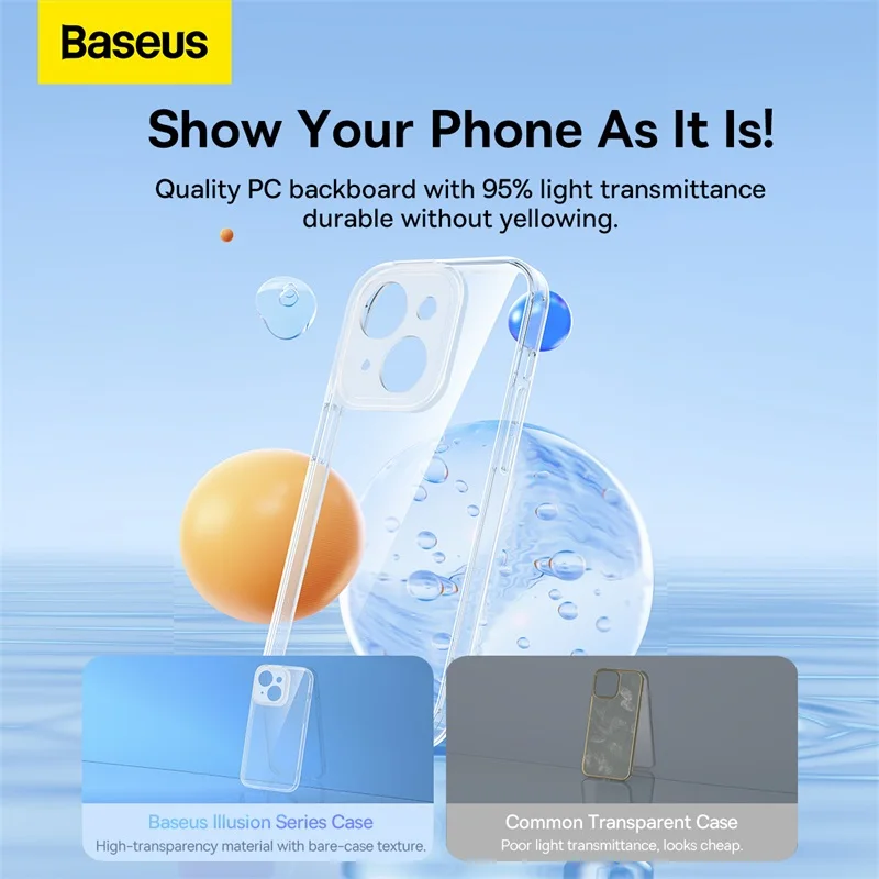 Acquista Baseus Per Iphone 14 Pro Max da 6,7 ​​pollici in Silicone Liquido  Copertina Telefonica Anti-scratch Con Pellicola in Vetro Temperato Completo  e Kit di Pulizia - Bambina Blu dalla Cina