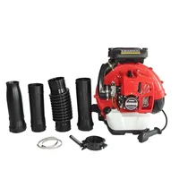 Garden Air Blower Petrol 75.6cc EBZ8500 Two-Stroke Backpack Leaf Blower Gasoline Snow Blower with Telescopic Air Duct 2